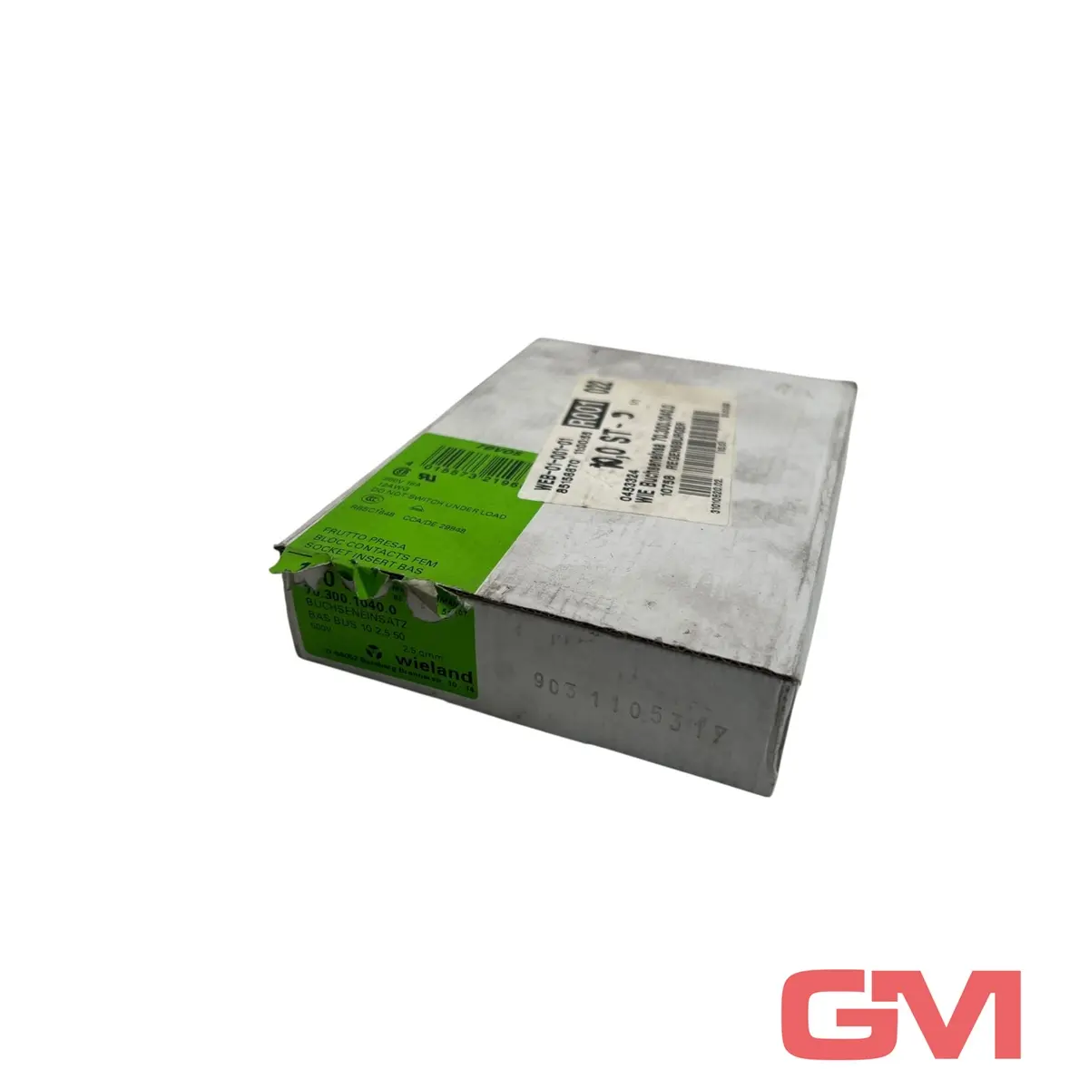 Produktfoto 1 von VE 9x WielandBuchseneinsatz BAS BUS 10 2,5 50 female insert 70.300.1040.0