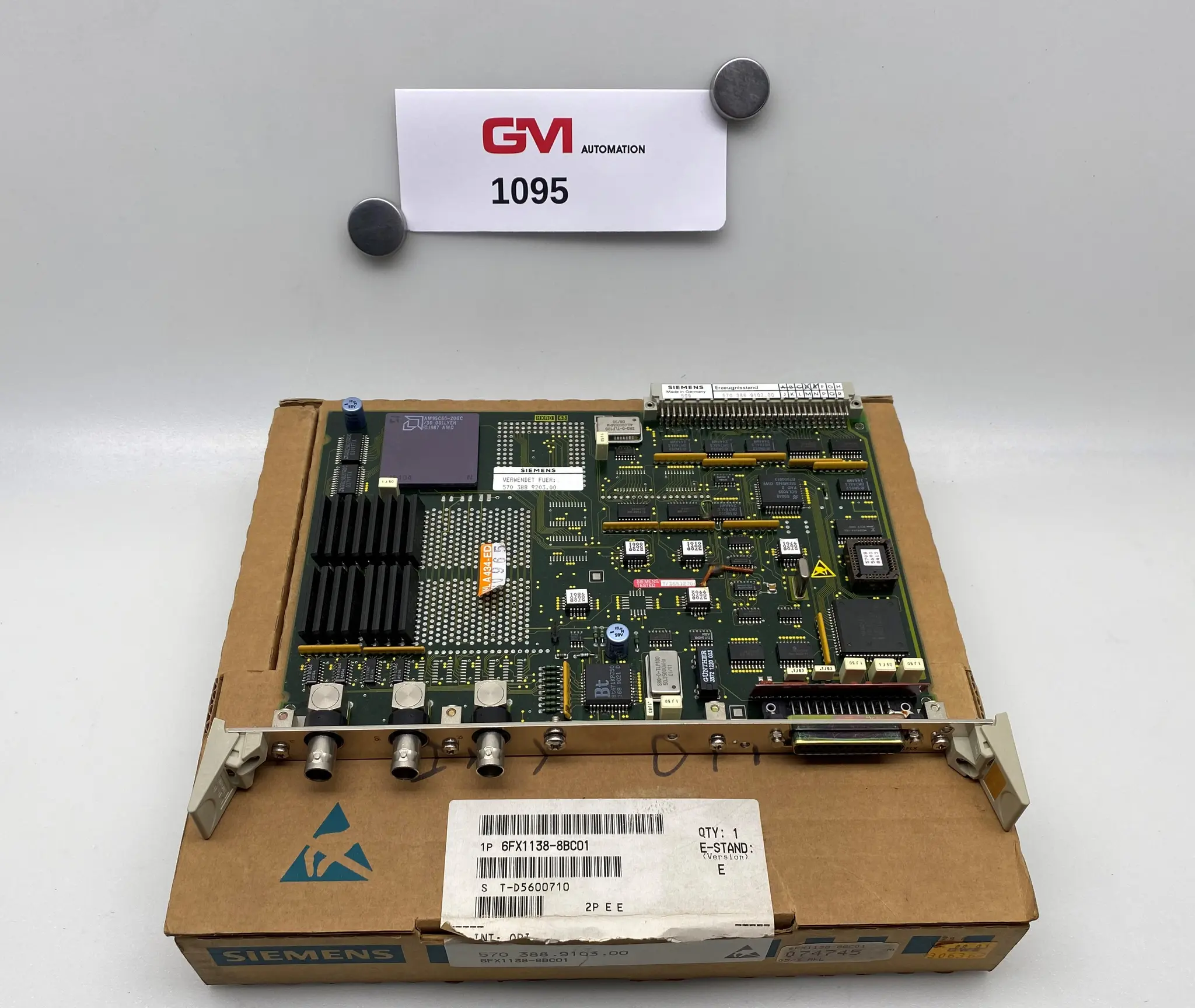 Produktfoto 1 von Siemens Sinumerik 840 6FX1138-8BC01 Operators Panel Interface E-Stand E 6FX1138