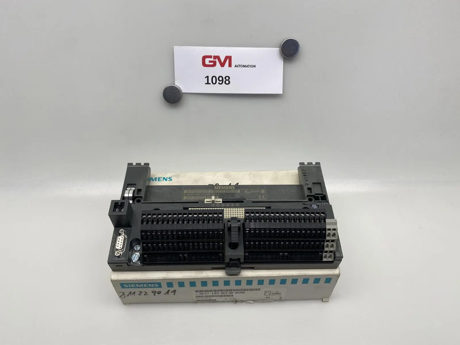 Produktfoto 1 von Siemens Simatic DP Terminalblock 6ES7193-0CE30-0XA0 TB4-M/DC (ET200B)E-Stand 01