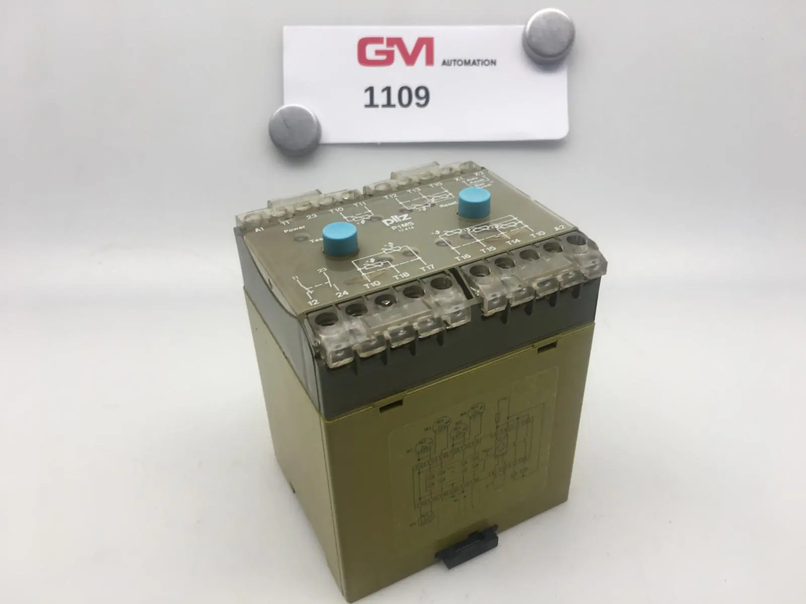 Produktfoto 1 von Pilz Sicherheitsrelais 479955 P1MS/24VGSWS/1a/1r 50-60Hz safety relay 1S+1Ö P1MS