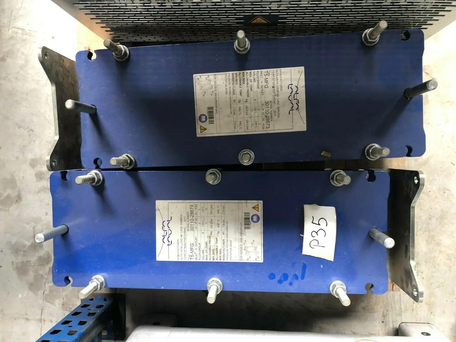 Alfa Laval T5 MFG  Plattenwärmetauscher Head Exchanger