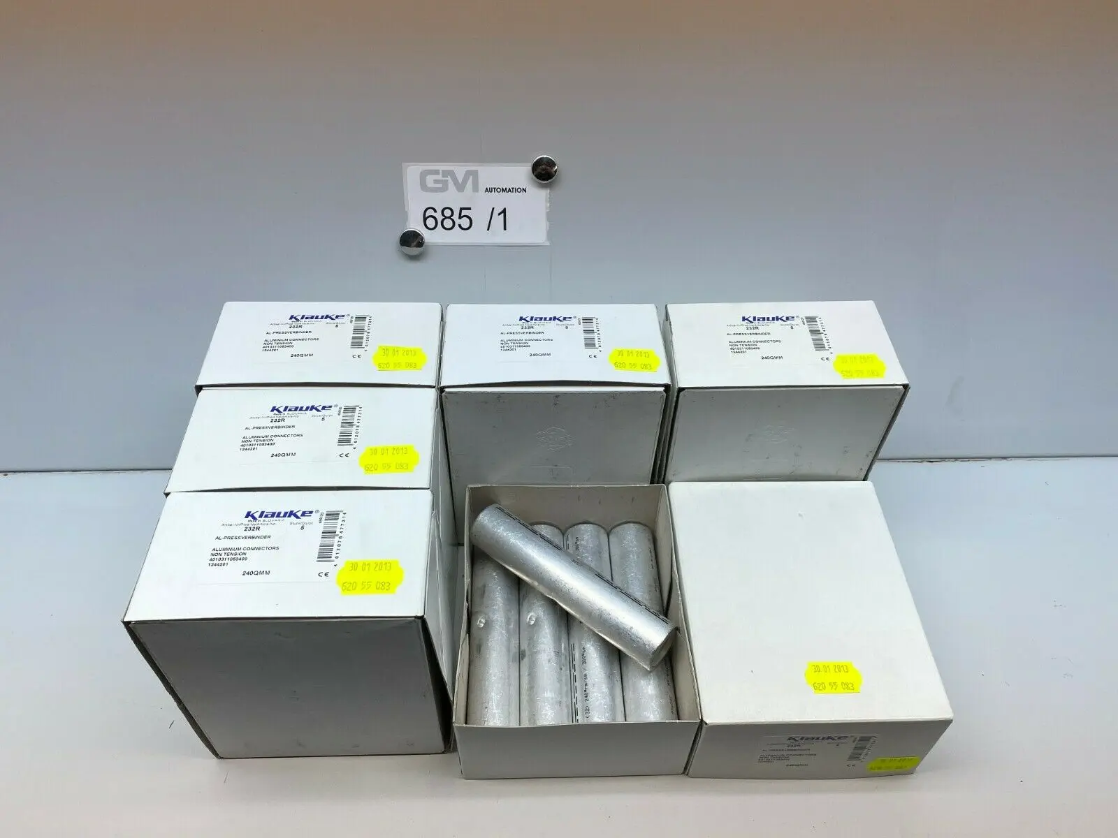 Produktfoto 1 von 1 VPE 5 STK Klauke 232R AL-Pressverbinder 240 qmm