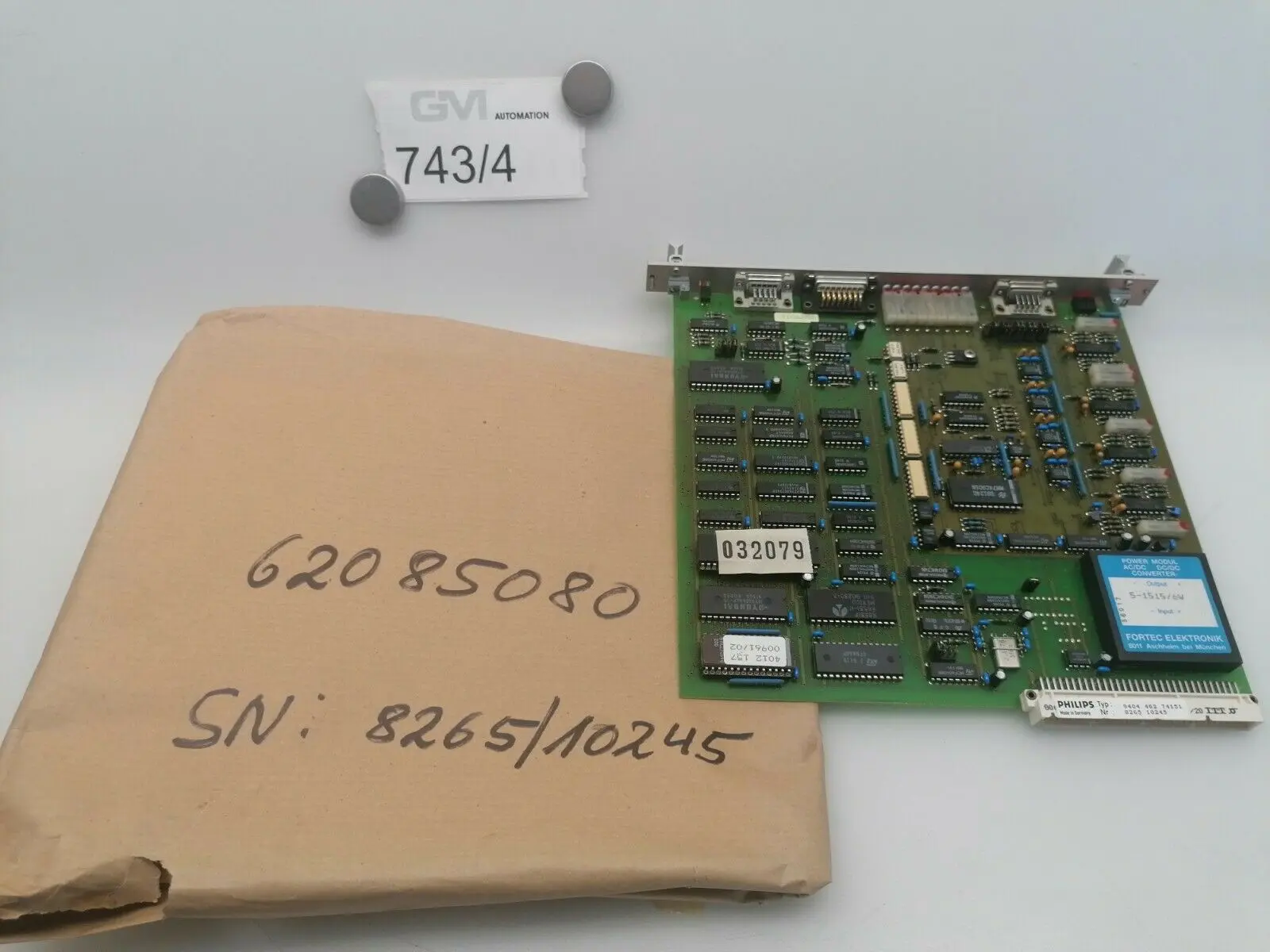 Produktfoto 1 von Philips 9404 462 74151 Messwertaufnehmerkarte MEAS 15 PMC 1000 Transducer Card