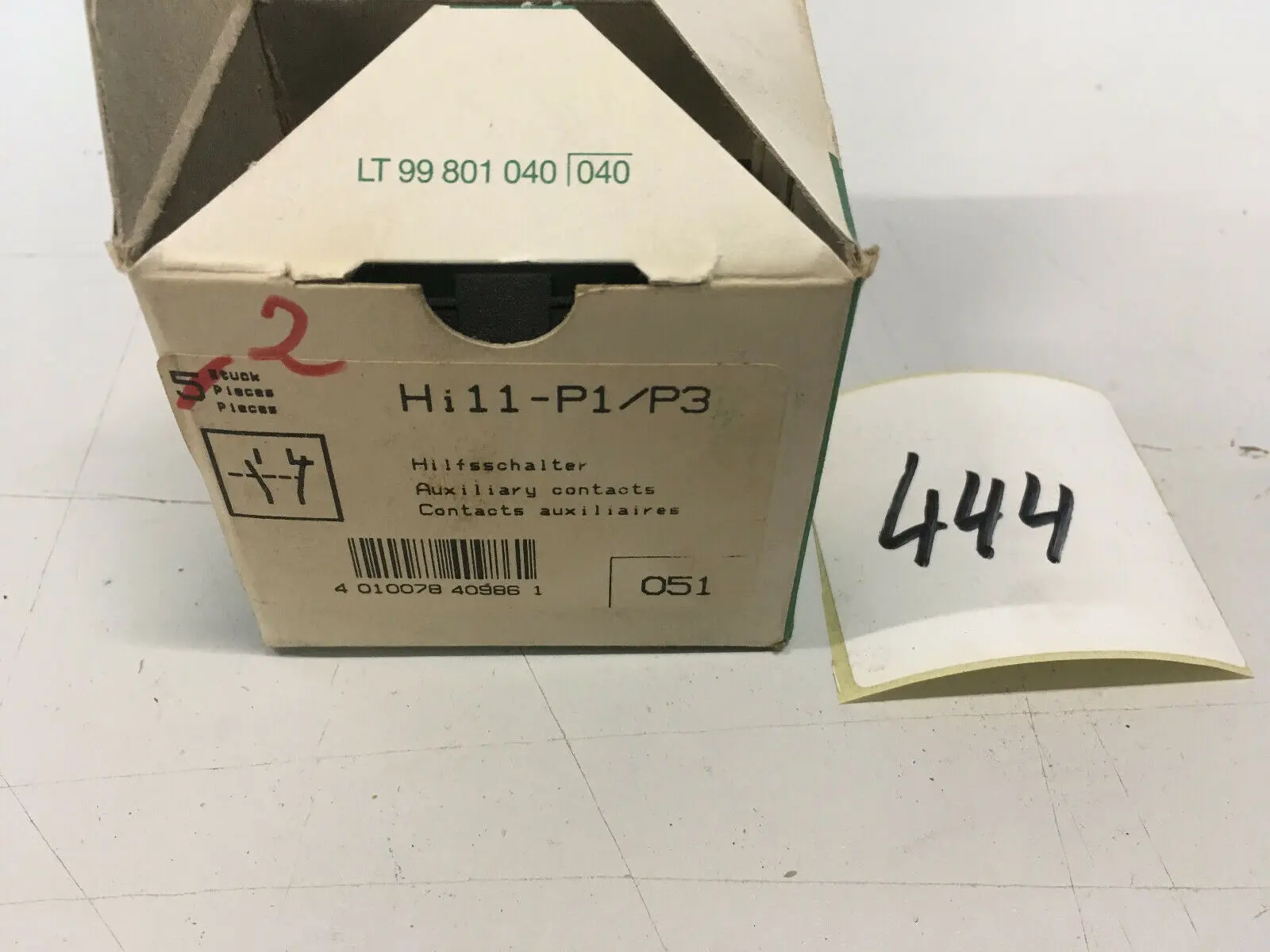 Produktfoto 1 von Klöckner Moeller Hi11-P1/P3 Hilfsschalter