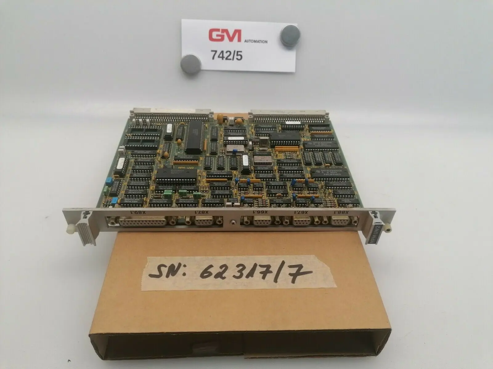 Windsor Technologies MPM UW2 4/20642/0-001 Weggeber Karte Card