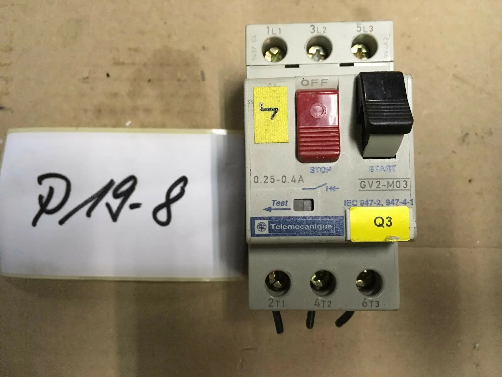 Produktfoto 1 von Telemecanique GV2 - M03