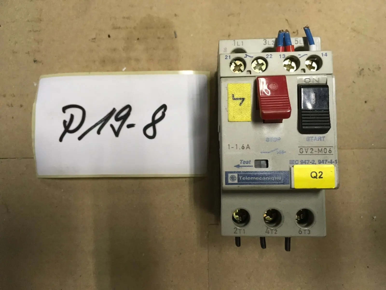 Produktfoto 1 von Telemecanique GV2 - M06
