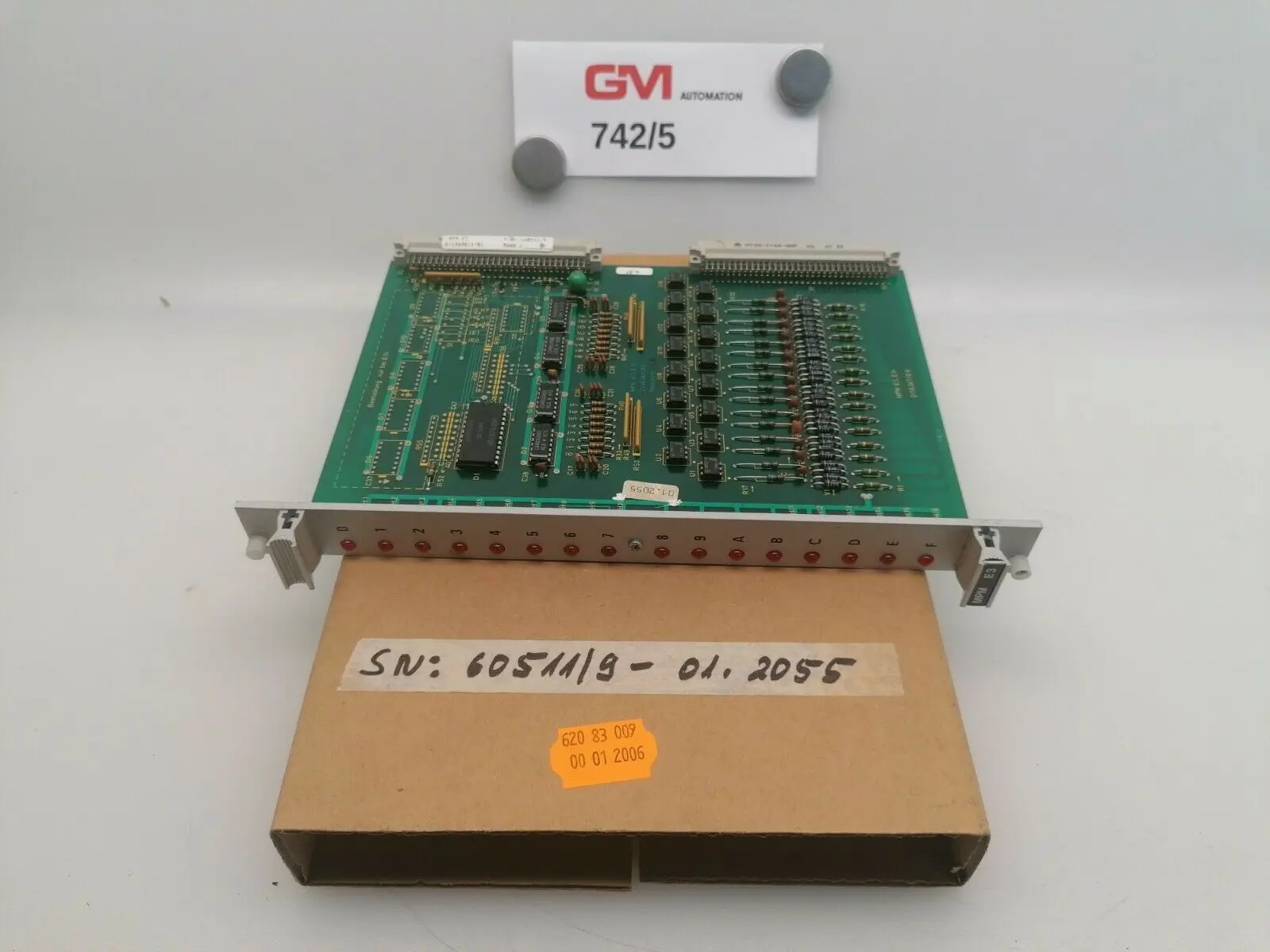 Windsor Technologies MPM E3 E3i Eingangskarte CPU Input Card 4/14648/1-01