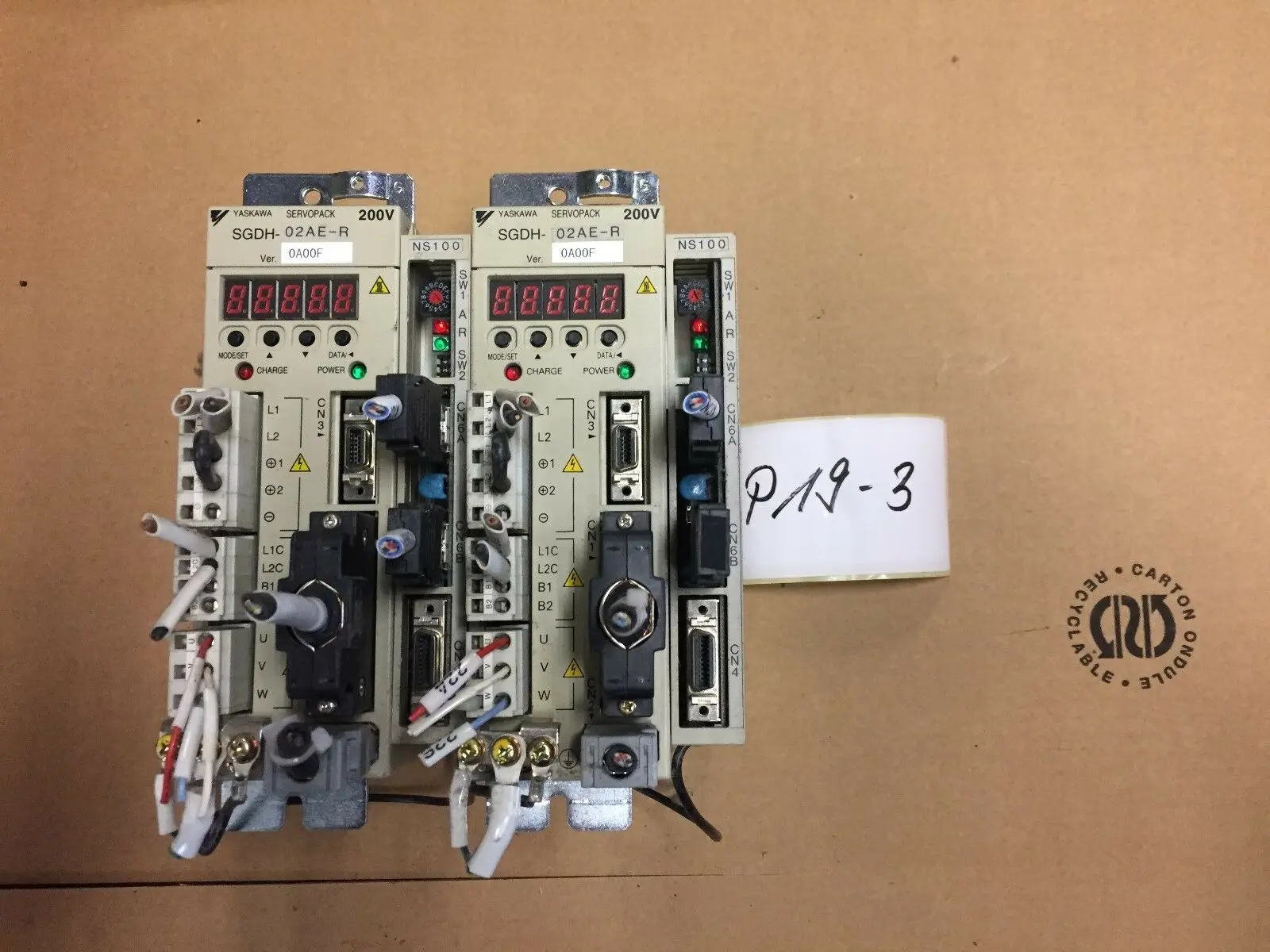 Yaskawa Servopack SGDH 02AE R JUSP NS 100