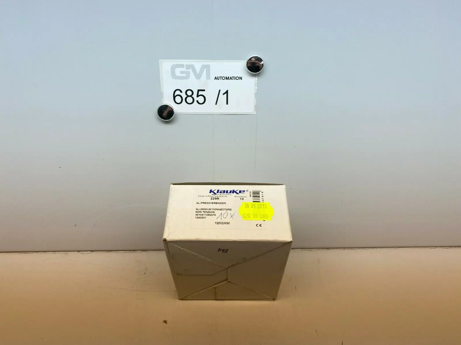 Produktfoto 1 von 1 VPE 10 STK Klauke 229R AL-Pressverbinder 120 qmm