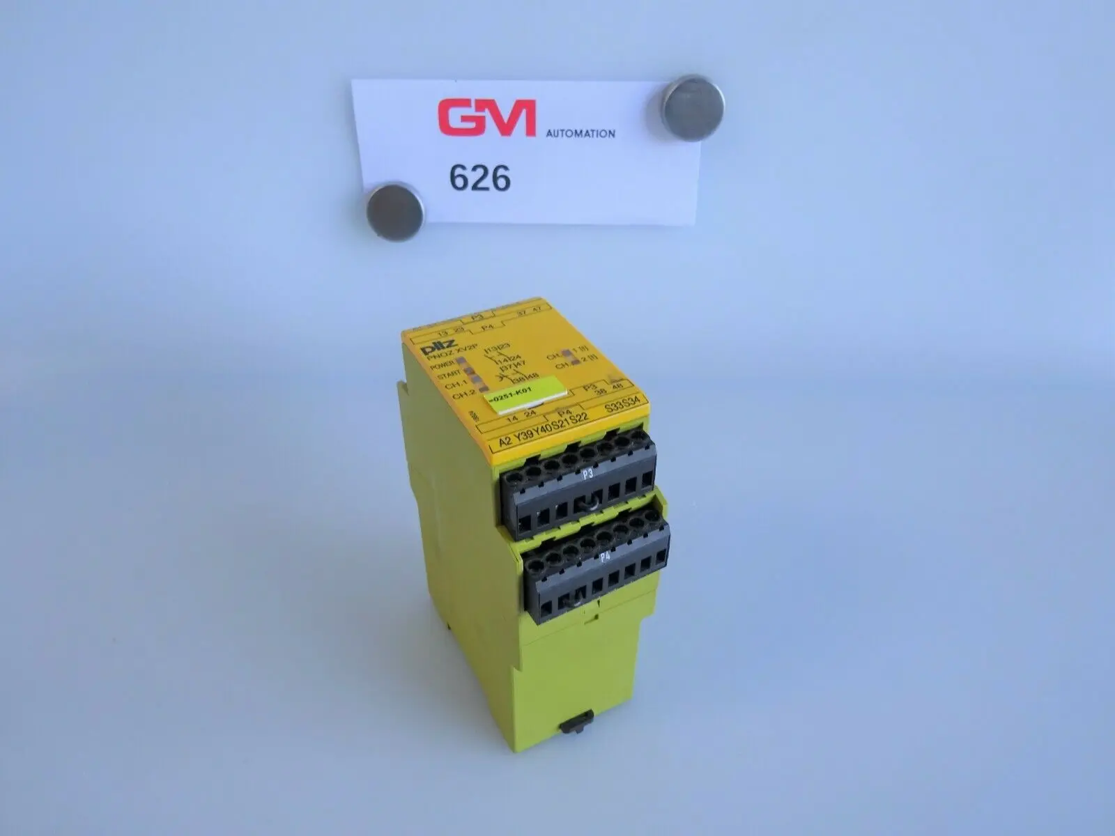Produktfoto 1 von Pilz Sicherheitsrelais PNOZ XV2P C 787503 safety relay 24V