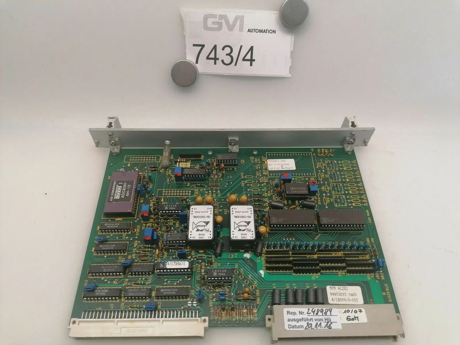 Produktfoto 1 von Windsor Technologies MPM AE2S2 4/18094/0-002 Eingangskarte Analog Input Card