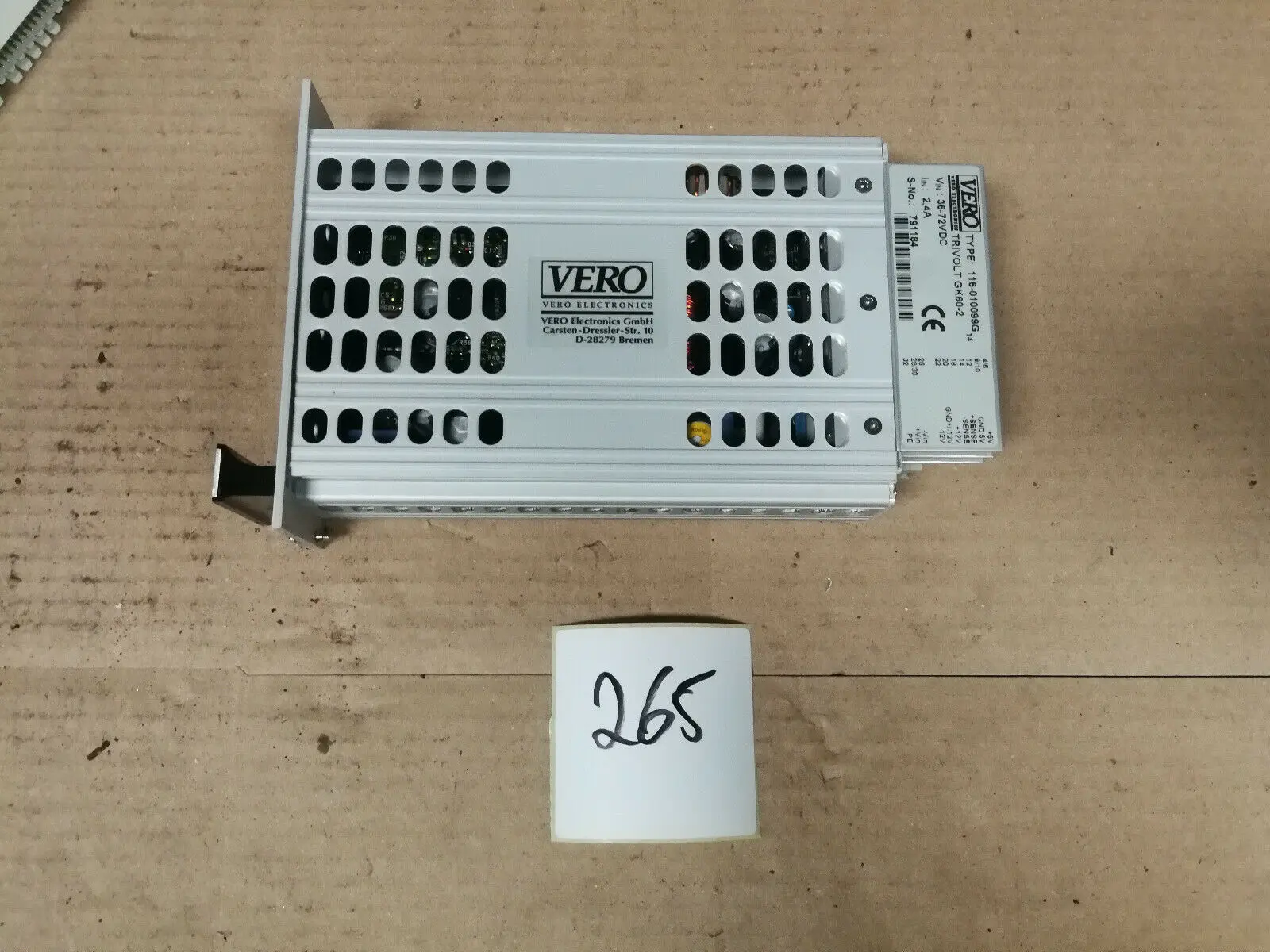 Produktfoto 1 von Vero 116-010099G Trivolt GK60-2
