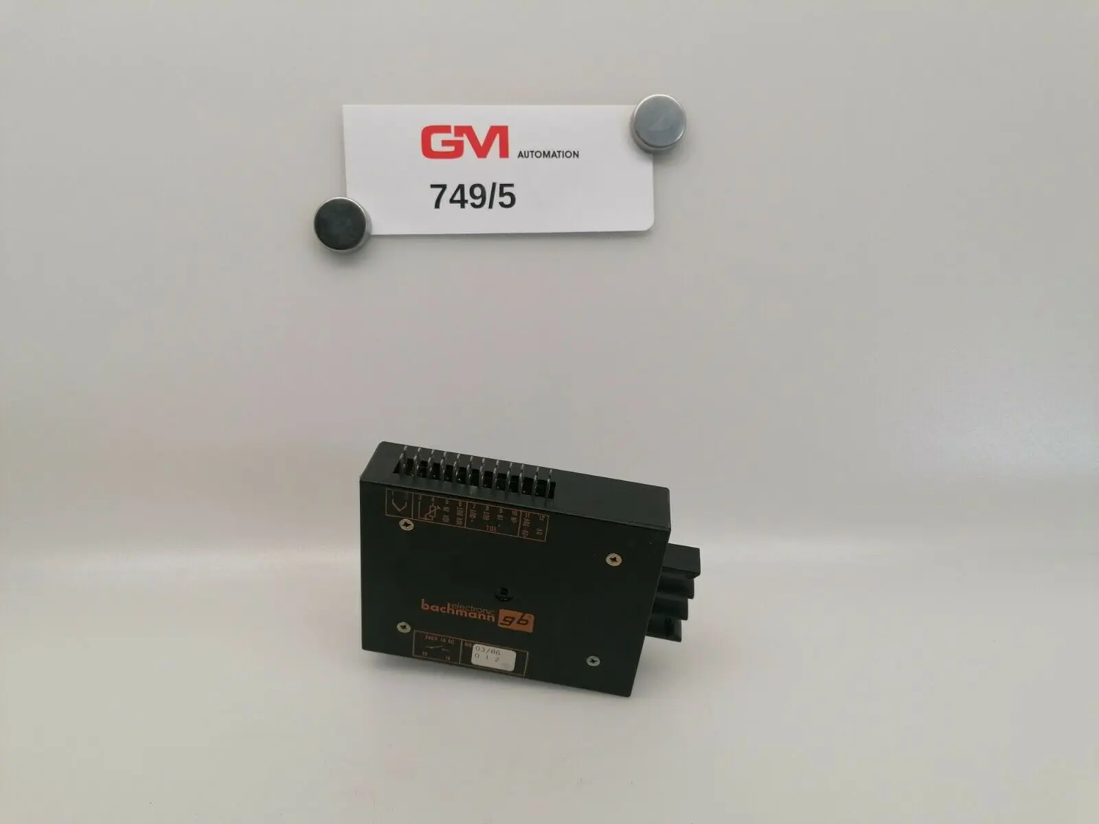 Produktfoto 1 von Bachmann TR200 CR2 Temperaturregler Temperature Control TR200CR2 03/86 012