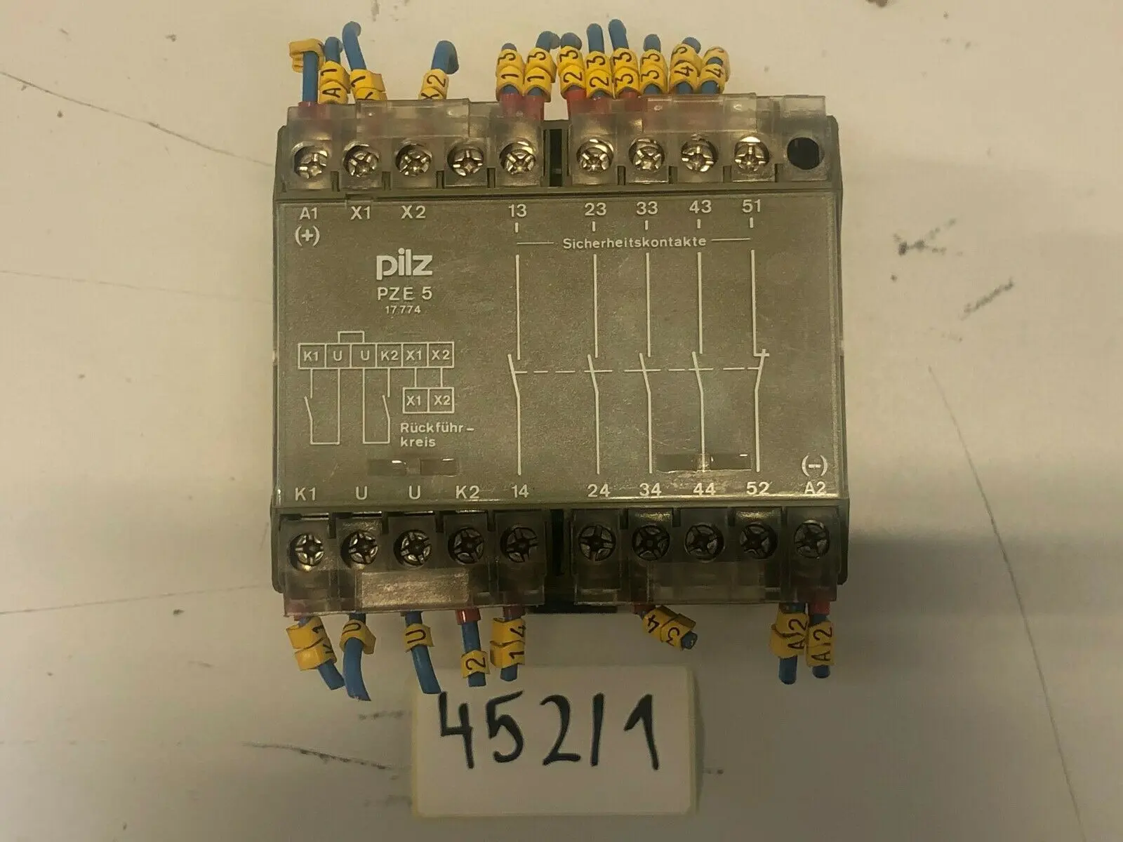 Produktfoto 1 von PILZ 474910 šZE/5 24VDC 4S 1ö