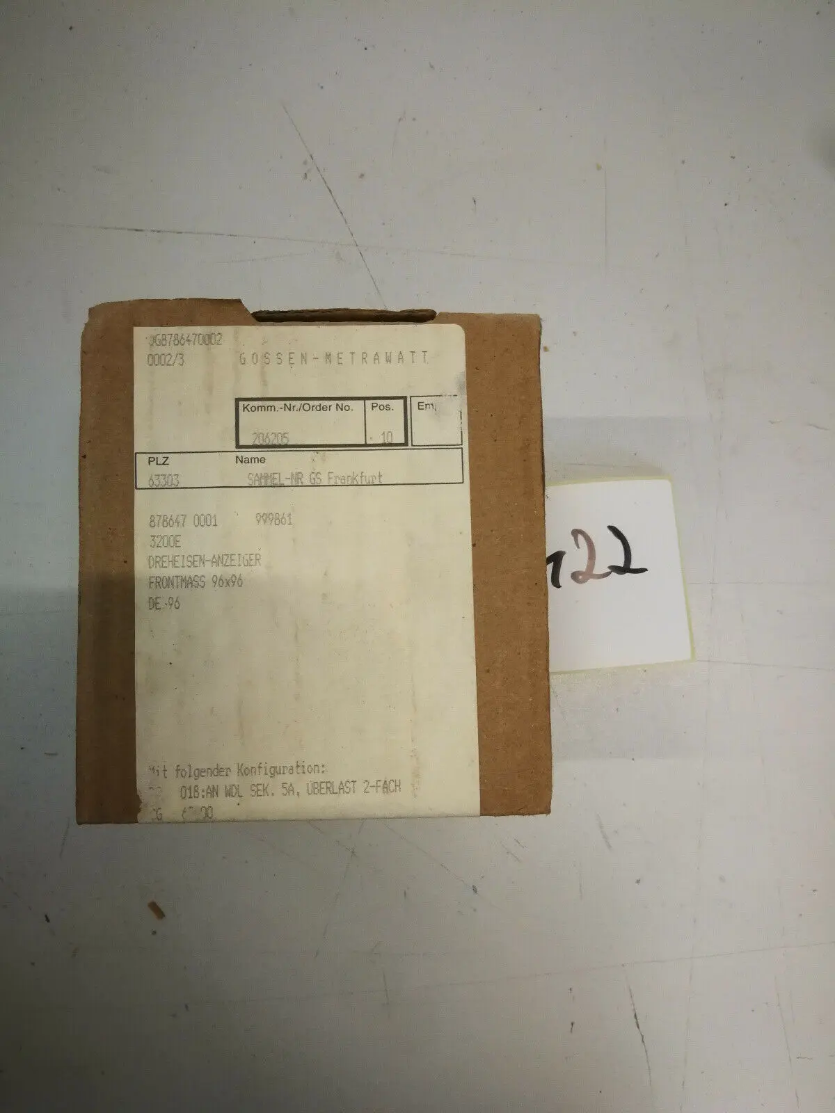 Produktfoto 1 von Gossen Metrawatt 3200E BG018CG60.00