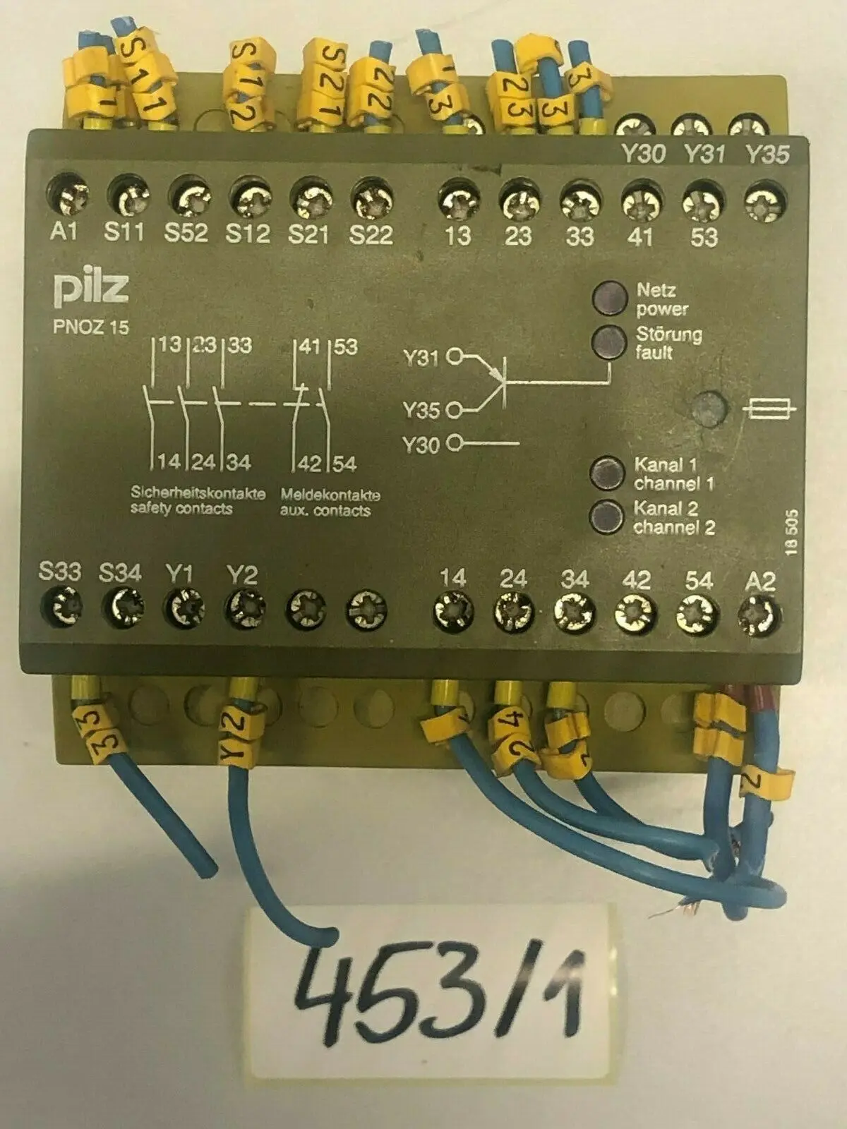 Produktfoto 1 von PILZ 774050 PNOZ 15