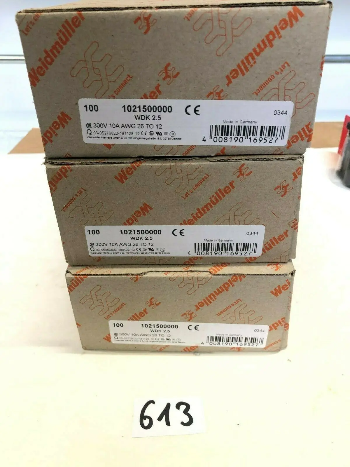 Produktfoto 1 von Weidmüller WDK 2.5 1021500000