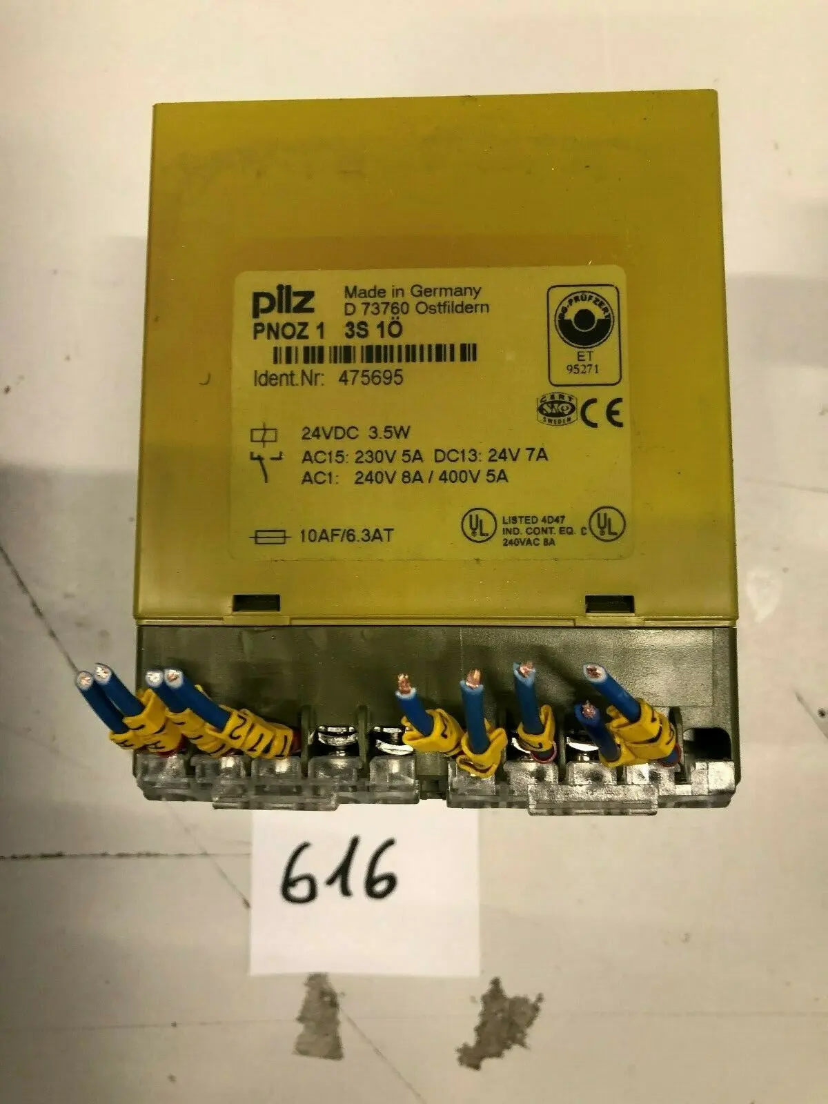 Produktfoto 1 von PILZ 475695