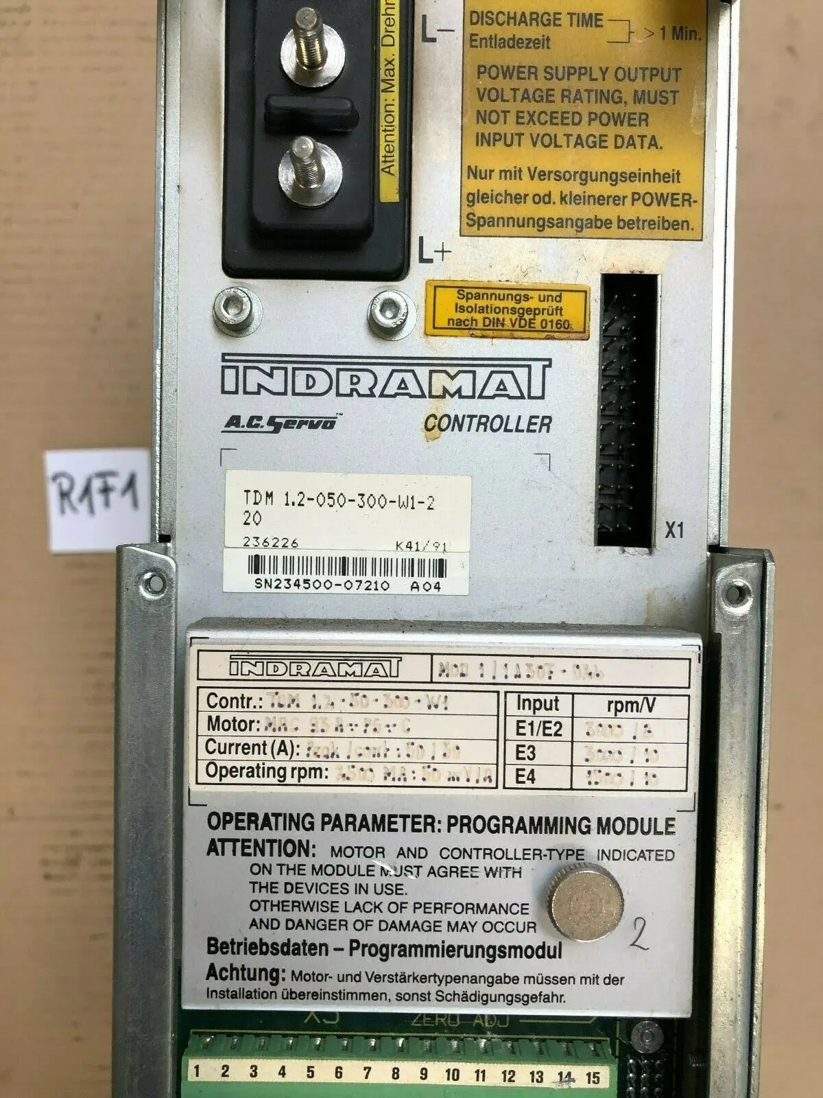 Produktfoto 1 von Indramat TDM 1.2-050-300-W1-2