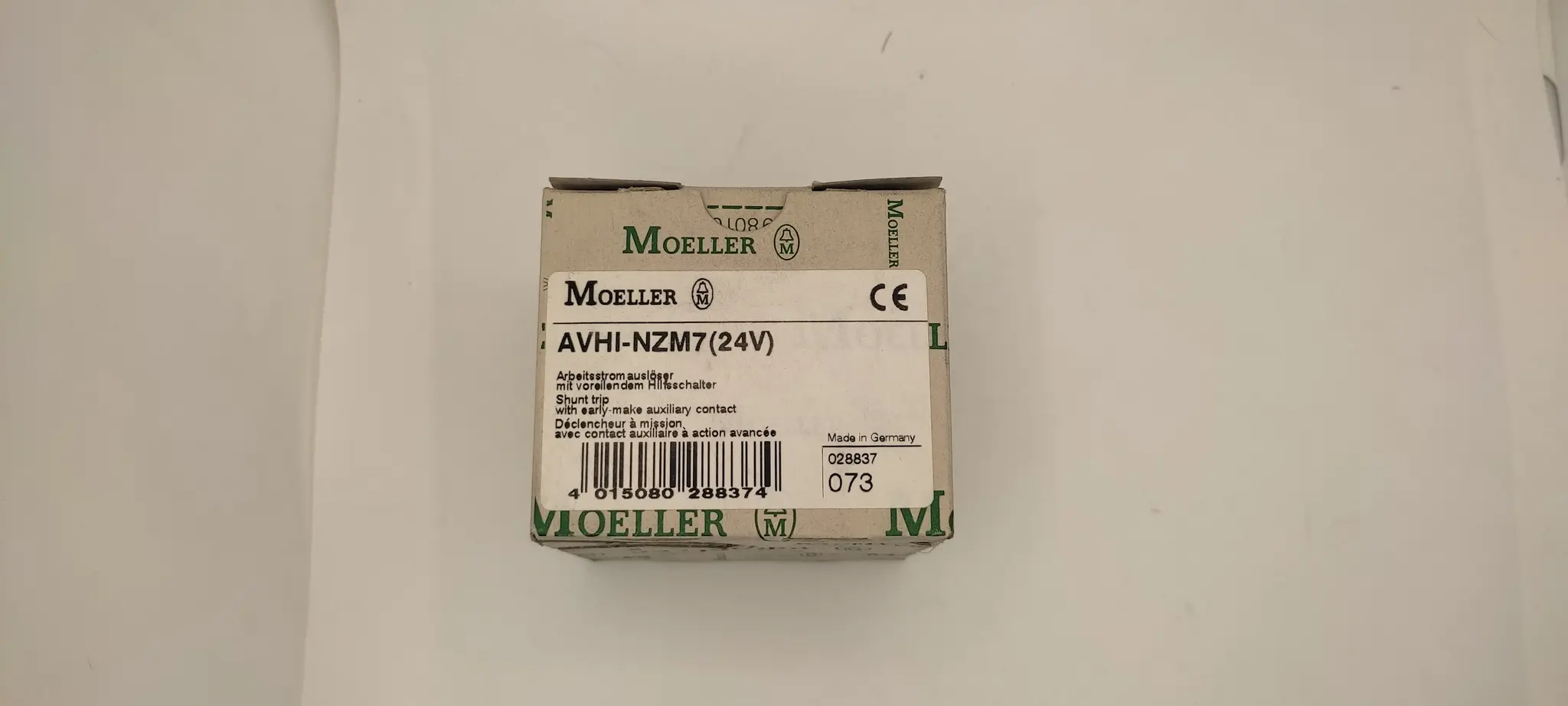 Produktfoto 1 von MOELLER  EATON AVHI-NZM7 (24V)  Arbeitsstromauslöser mit voreilenden Hilfskontakt 24V AC/DC