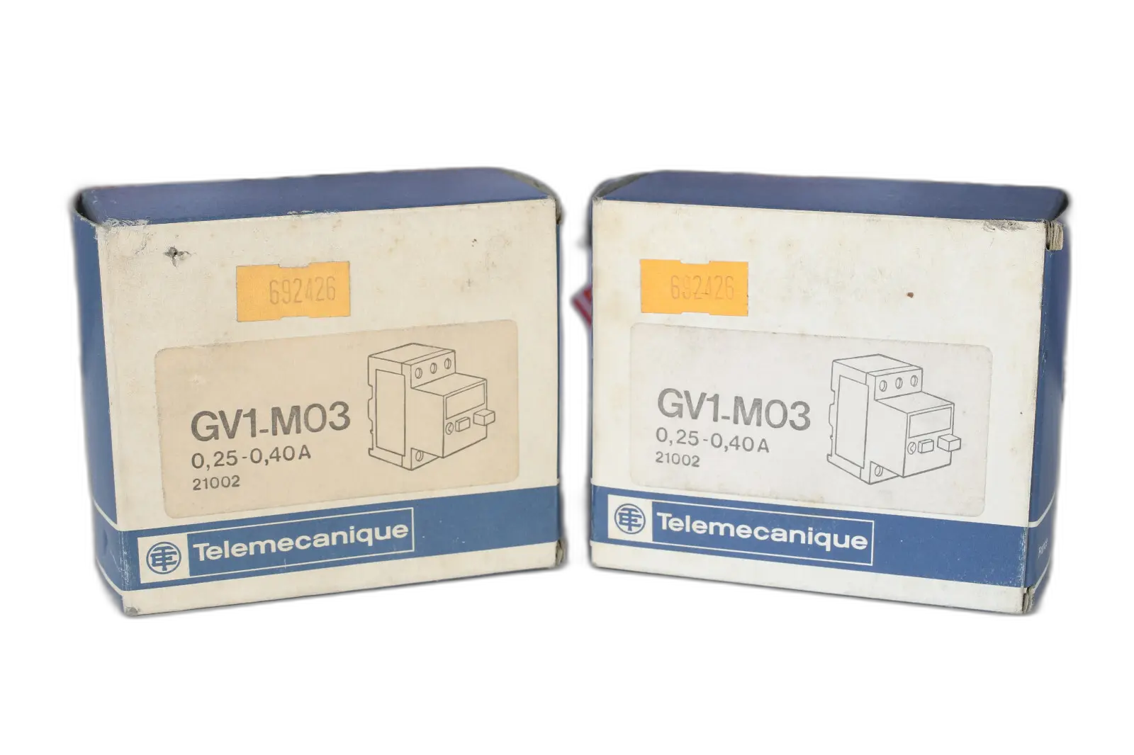 Produktfoto 1 von TELEMECANIQUE 2x GV1-M03 (0.25-0.40A)