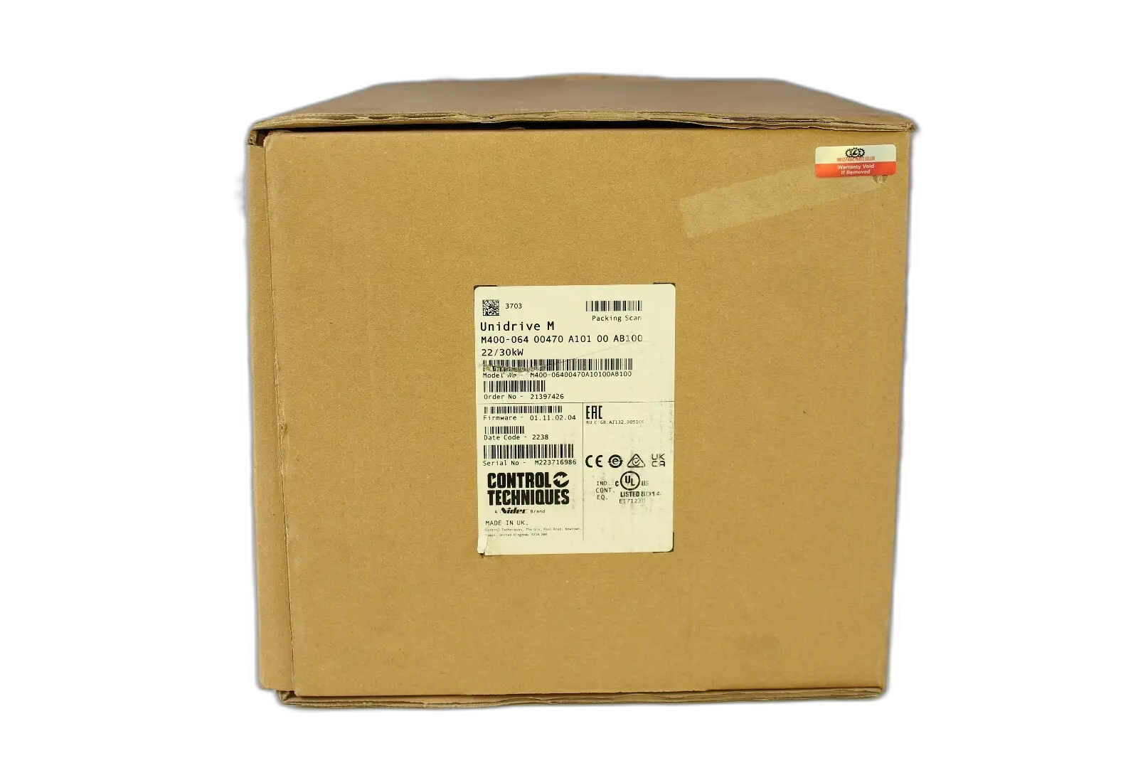 Produktfoto 1 von CONTROL TECHNIQUES Unidrive M400-064 00470 A101 00 AB100 - 22 - 30KW