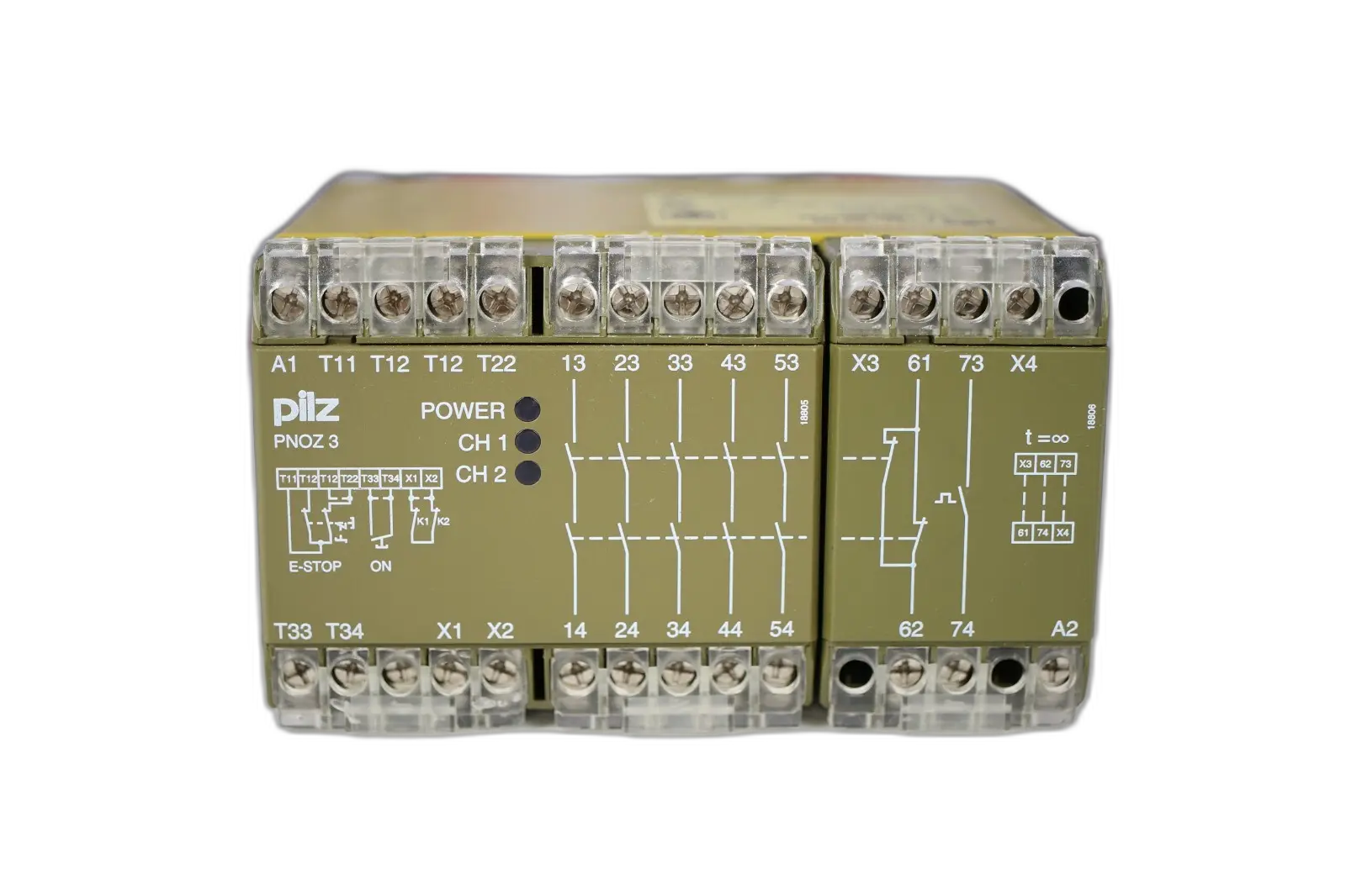 Produktfoto 1 von PILZ PNOZ 3 5S/1Ö 1W (ID 474894)