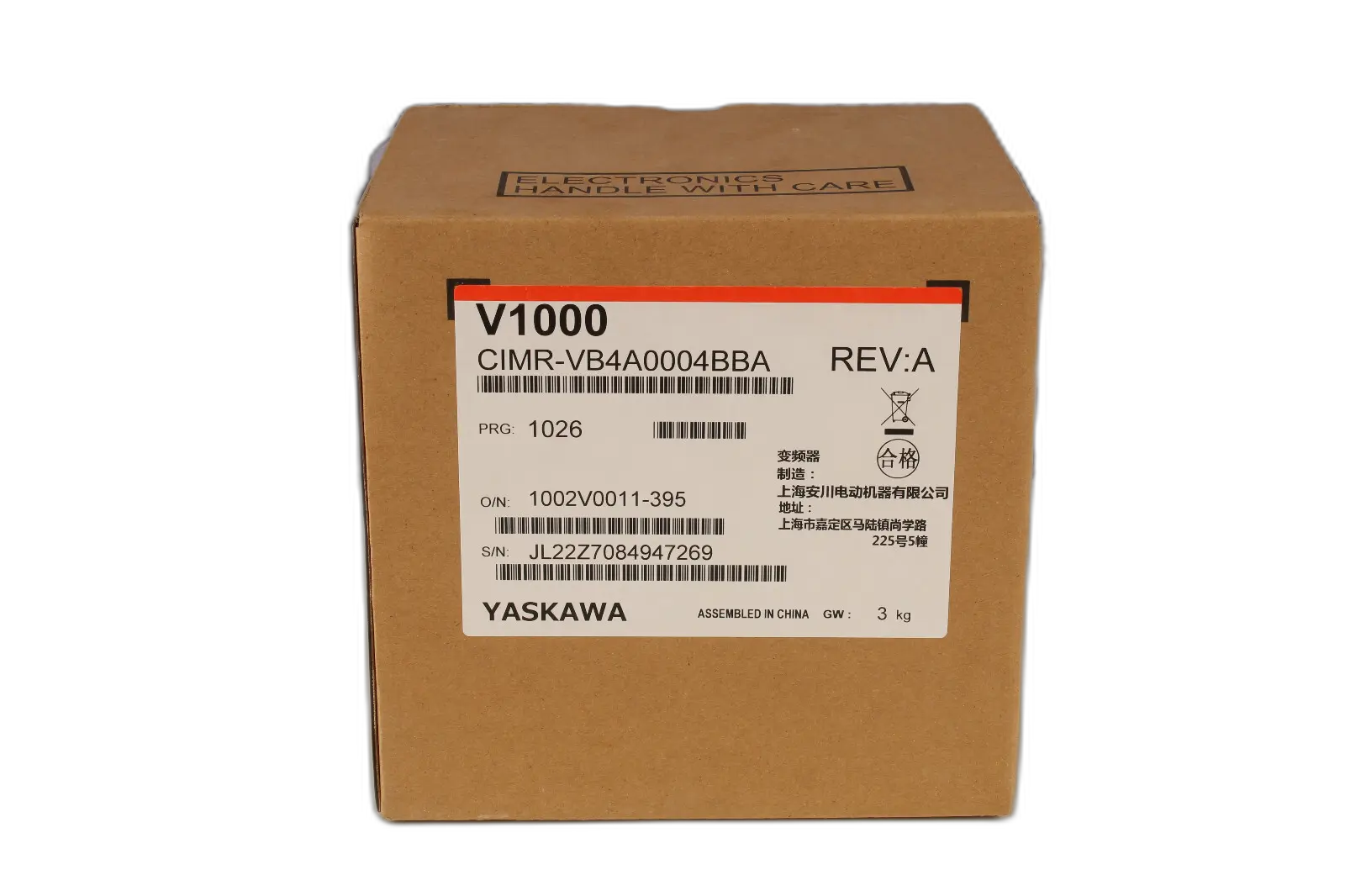 Produktfoto 1 von YASKAWA CIMR-VB4A0004BBA