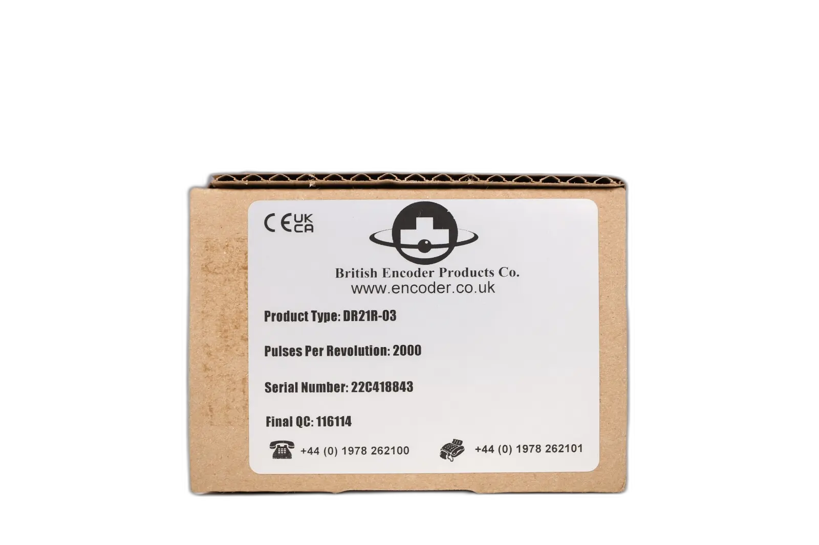 ENCODER PRODUCTS DR21R-03 / RCH20D-2000/2-8MM-5/0-LD/VC-1-M6-S
