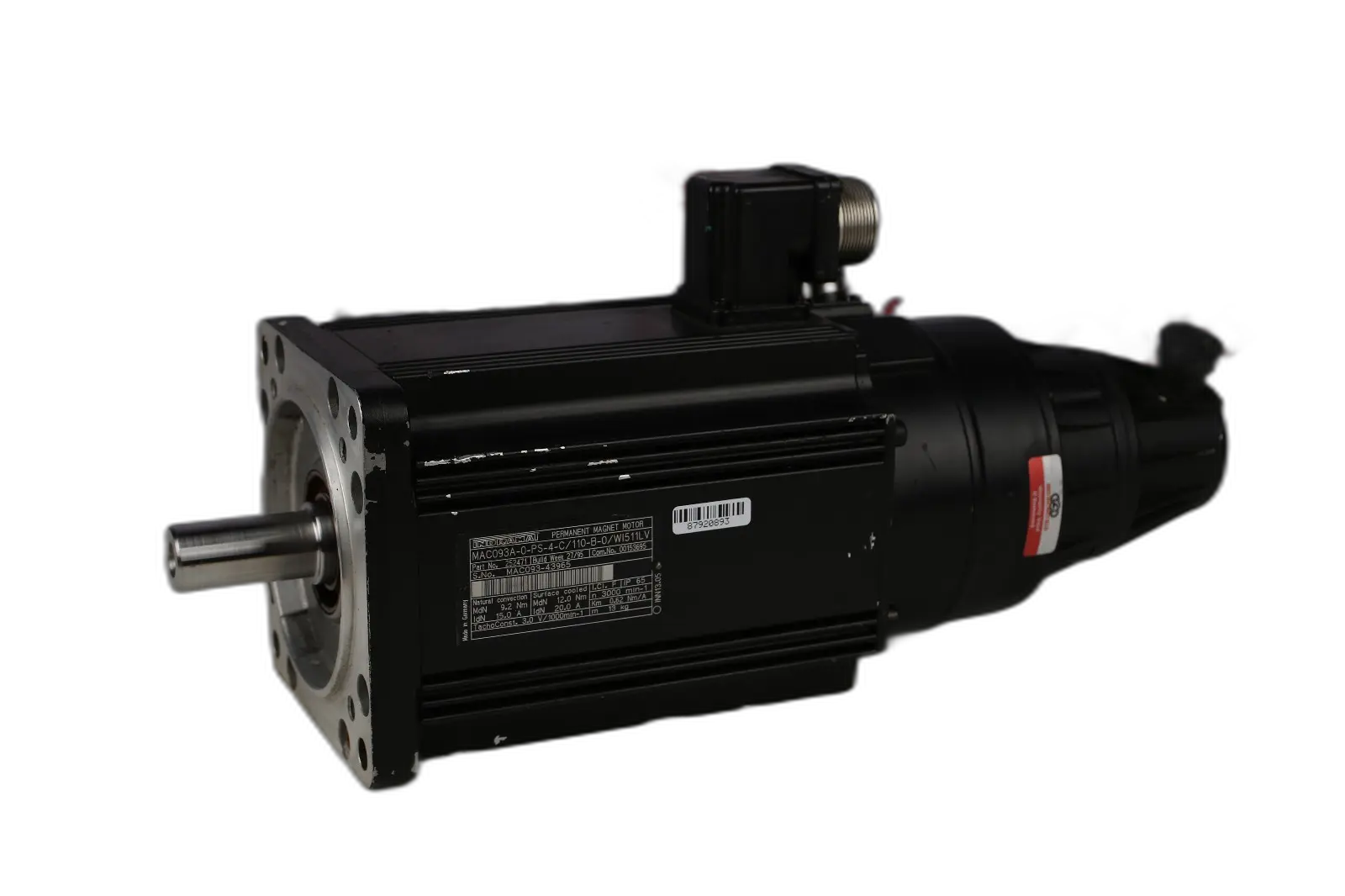 Produktfoto 1 von INDRAMAT MAC093A-0-PS-4-C/110-B-0/WI511LV