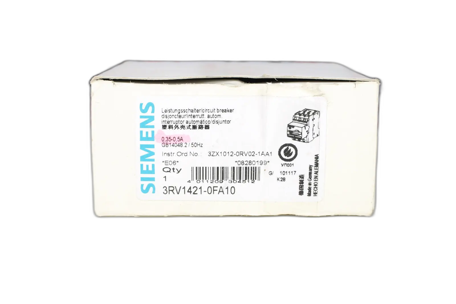 Produktfoto 1 von SIEMENS 3RV1421-0FA10