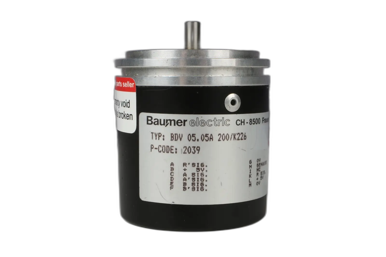 Produktfoto 1 von BAUMER BDV 05.05A 200/K226 (2039) (CH-8500)