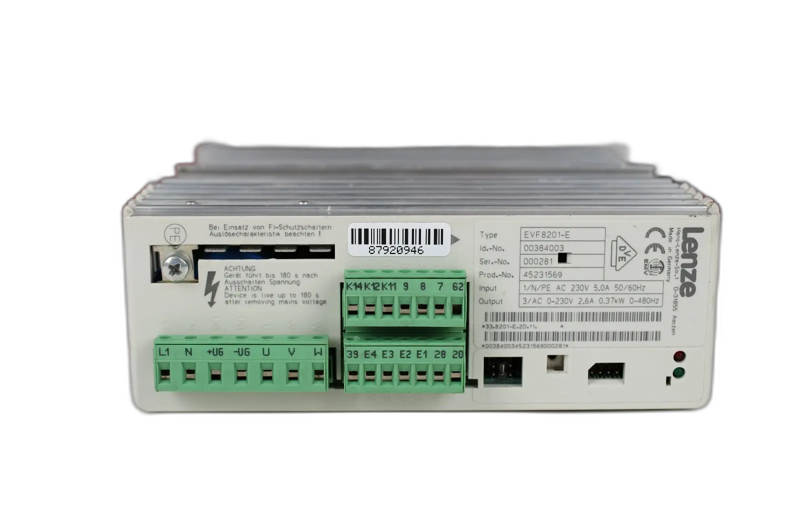 Produktfoto 1 von LENZE EVF8201-E