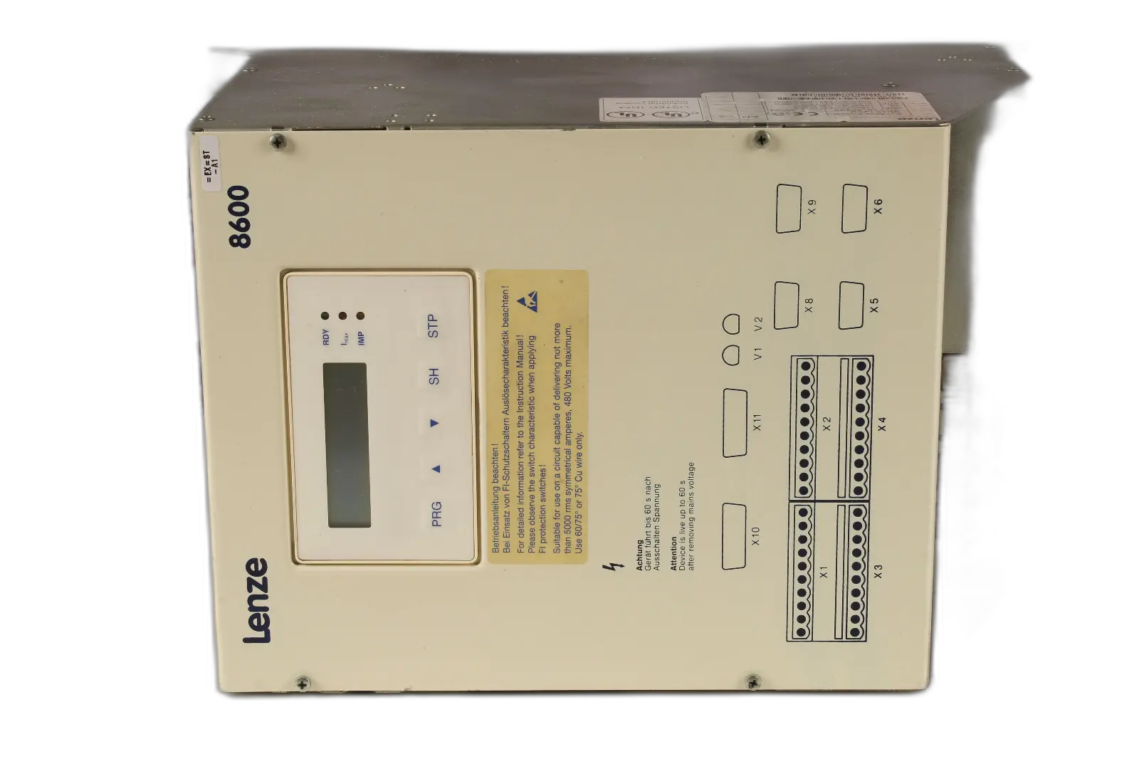 Produktfoto 1 von LENZE EVF8602-E-V009 (00391200)