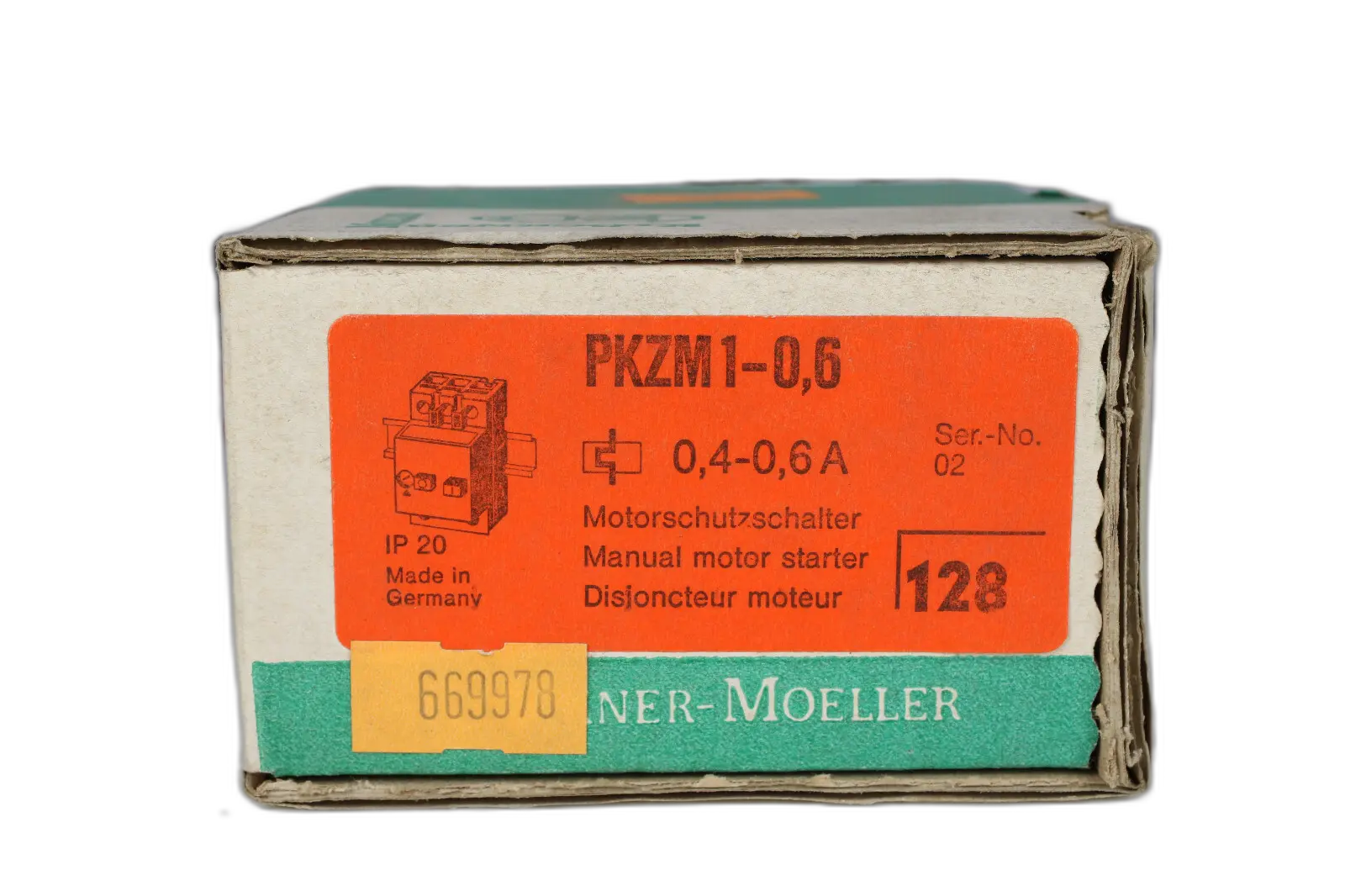 Produktfoto 1 von KLOCKNER-MOELLER PKZM1-0.6