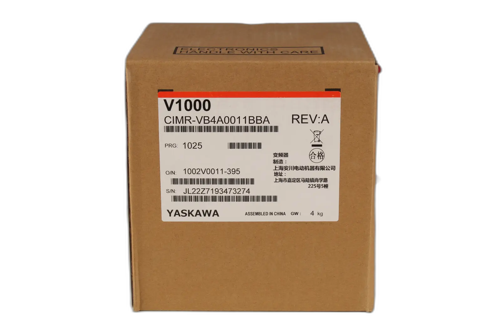 Produktfoto 1 von YASKAWA CIMR-VB4A0011BBA