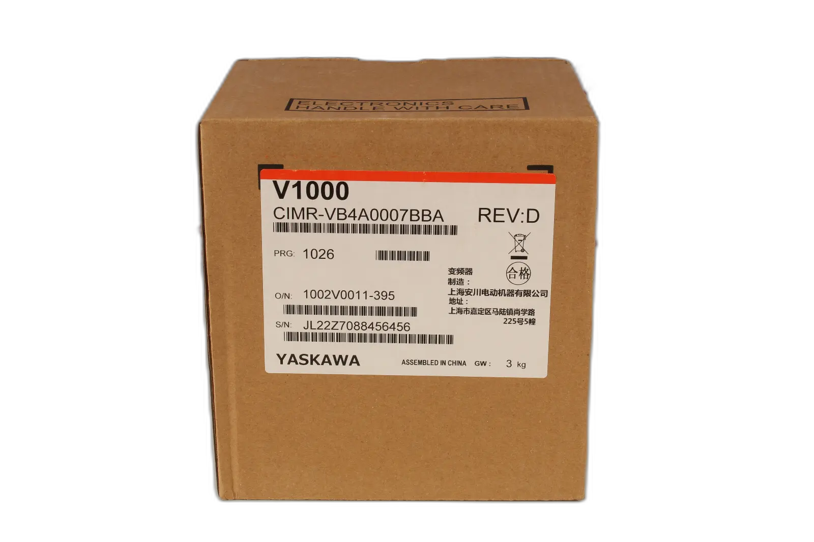 Produktfoto 1 von YASKAWA CIMR-VB4A0007BBA