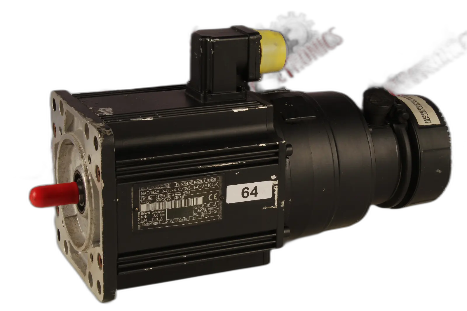 Produktfoto 1 von INDRAMAT MAC092B-0-QD-4-C/095-B-0/AM164SG (black)