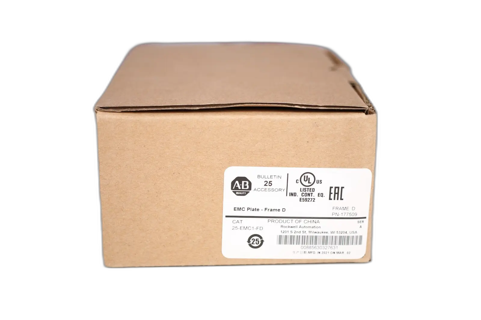 Produktfoto 1 von ALLEN-BRADLEY 25-EMC1-FD SER.A (EMC PLATE - FRAME D)