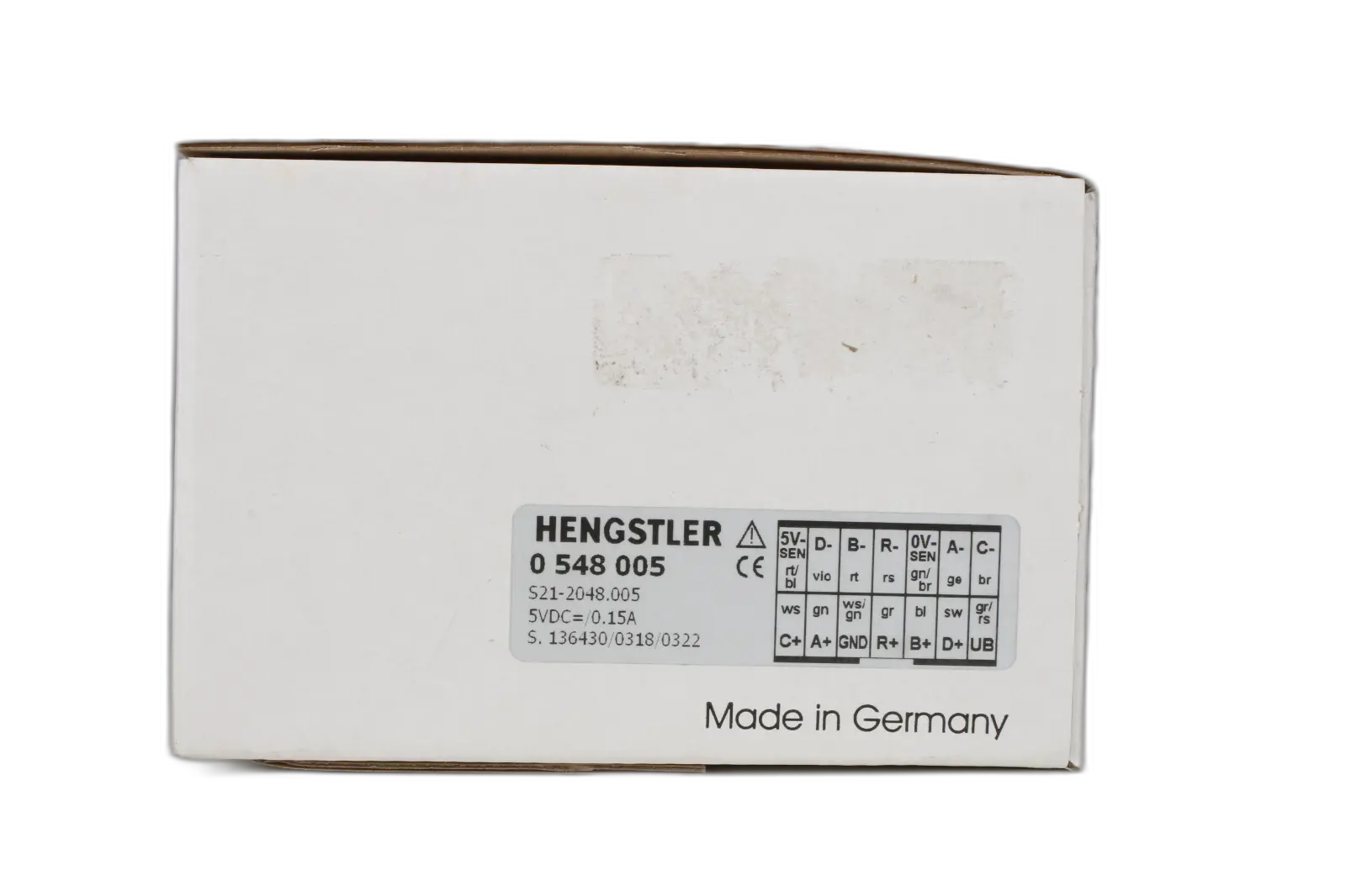 Produktfoto 1 von HENGSTLER 0 548 005 S21-2048.005
