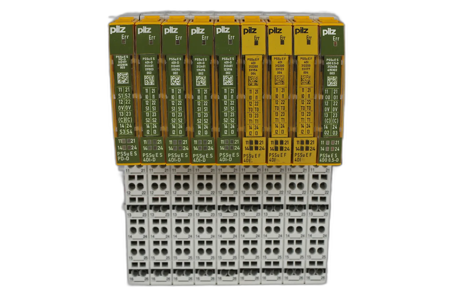 Produktfoto 1 von PILZ 1x PSSu-E-S-4D0-0.5-D / 4x PSSu-E-S-4DI-D / 3x PSSu-E-F-4DI (100)