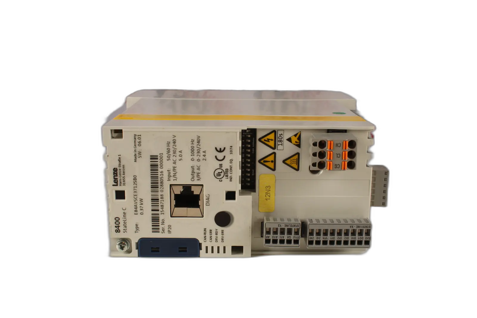 Produktfoto 1 von LENZE 8400 E84AVSCE3712SB0 STATELINE C