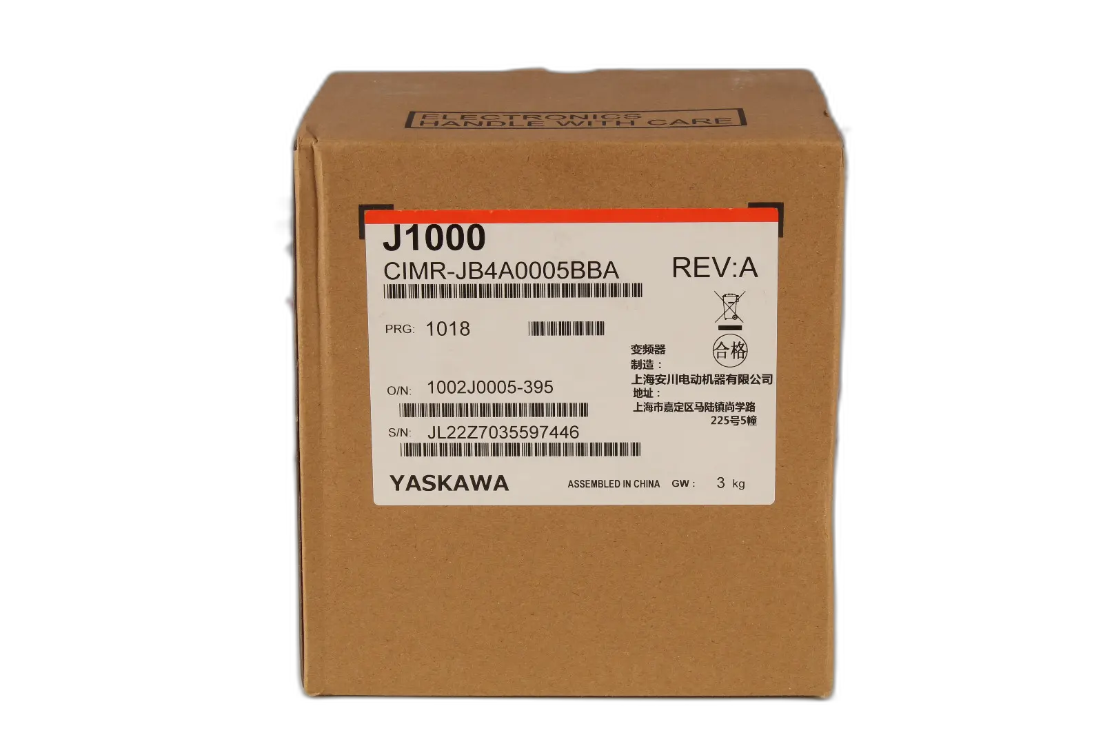 Produktfoto 1 von YASKAWA CIMR-JB4A0005BBA