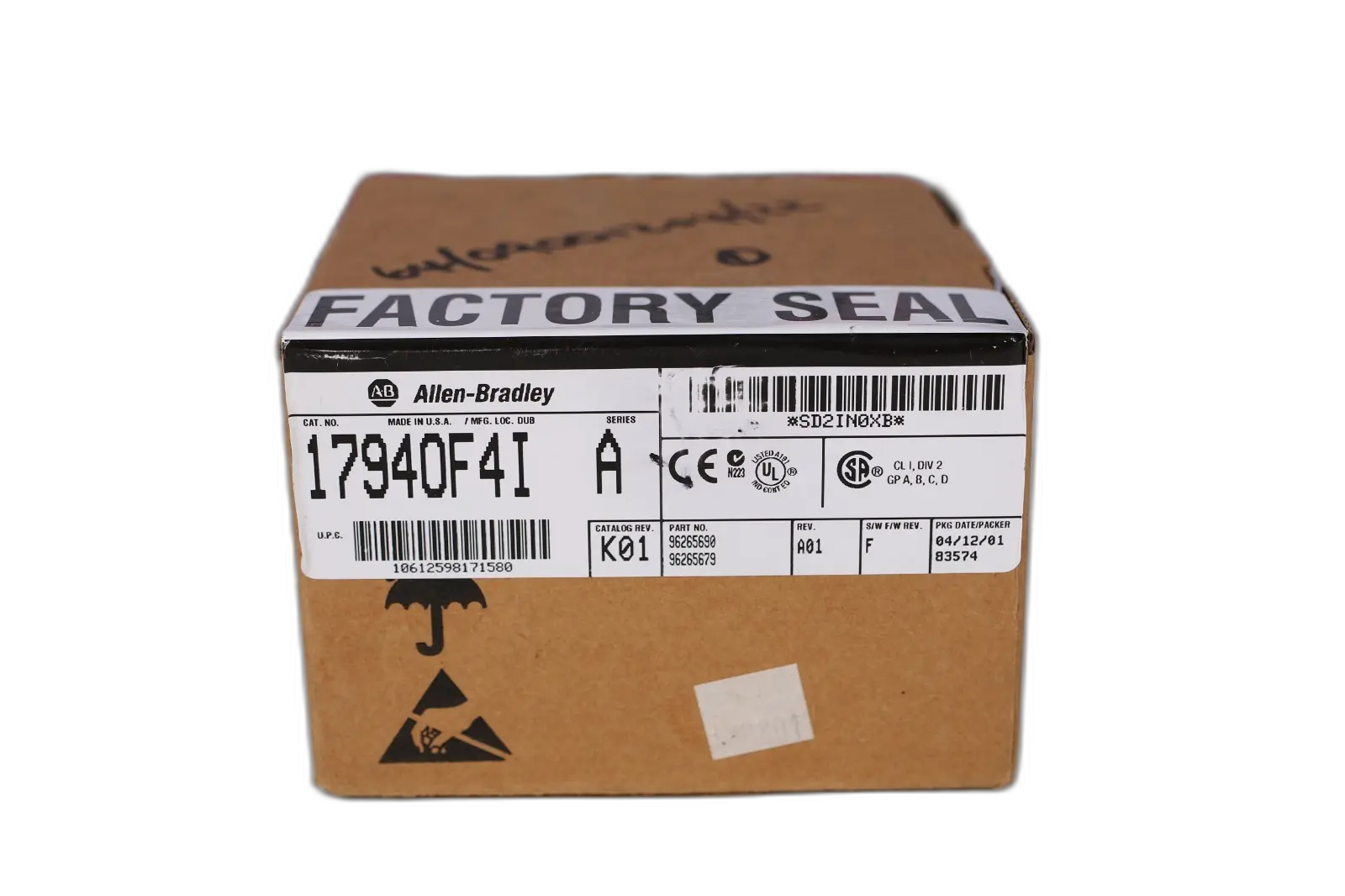 Produktfoto 1 von ALLEN-BRADLEY 1794-0F41 SER.A