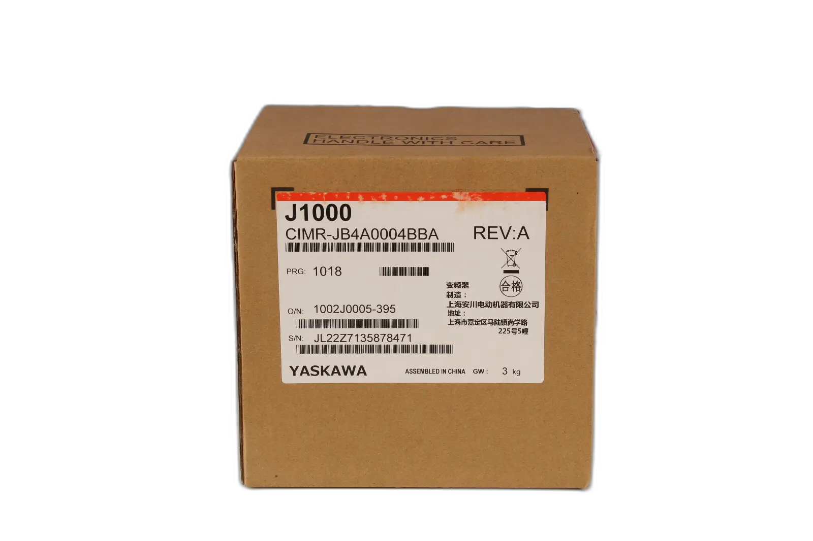 Produktfoto 1 von YASKAWA CIMR-JB4A0004BBA