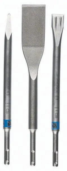 Produktfoto 1 von Meißel-Set SDS-plus SDS-plus 3-tlg.selbstschärfend L.250/250/260mm BOSCH