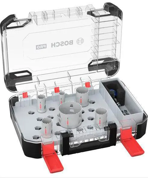 Produktfoto 1 von Lochsägen-Set PRO Multi Material PC Plus 9-tlg.19,25,30,35,40,68mm