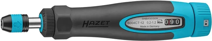 Produktfoto 1 von Drehmomentschraubendreher 6004CT-12 0,2-1,2 Nm HAZET