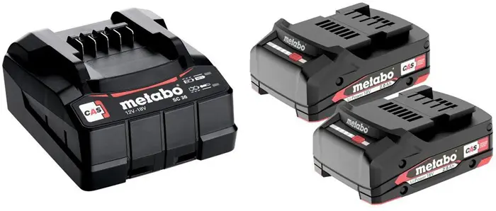 Produktfoto 1 von Akku-Set Basic 2,0 18 V 2x2 Ah METABO
